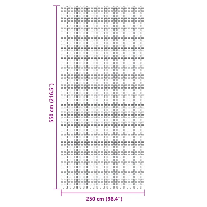 Palapinės kilimas, antracito spalvos, 5,5x2,5m