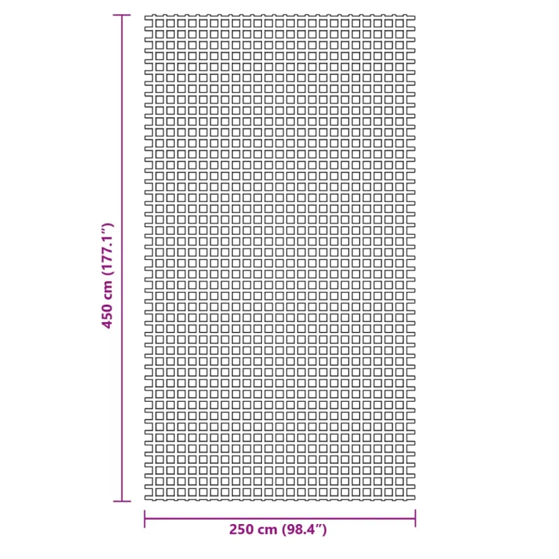 Palapinės kilimas, mėlynos spalvos, 4,5x2,5m