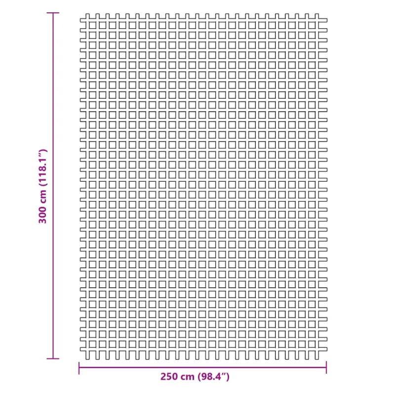 Palapinės kilimas, žalios spalvos, 3x2,5m
