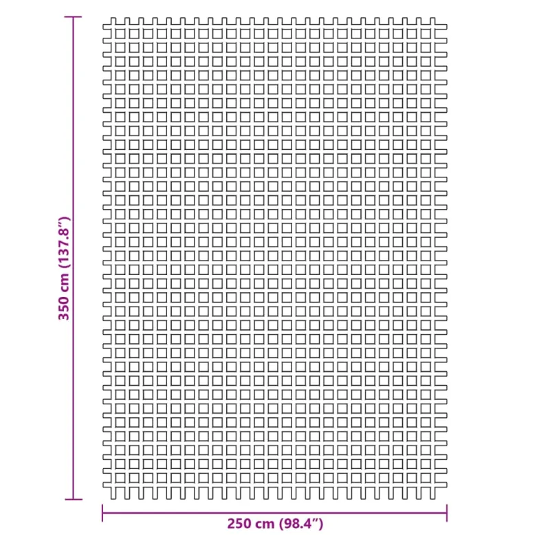 Palapinės kilimas, žalios spalvos, 3,5x2,5m