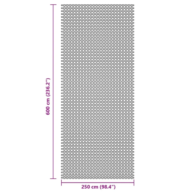 Palapinės kilimas, žalios spalvos, 6x2,5m