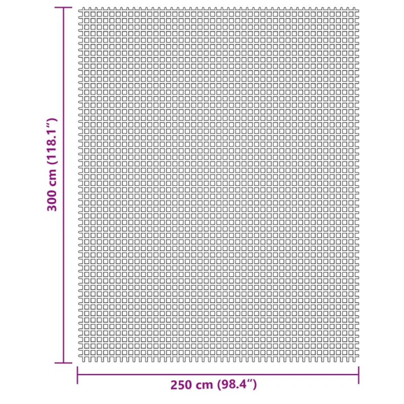 Palapinės kilimas, kreminės spalvos, 3x2,5m
