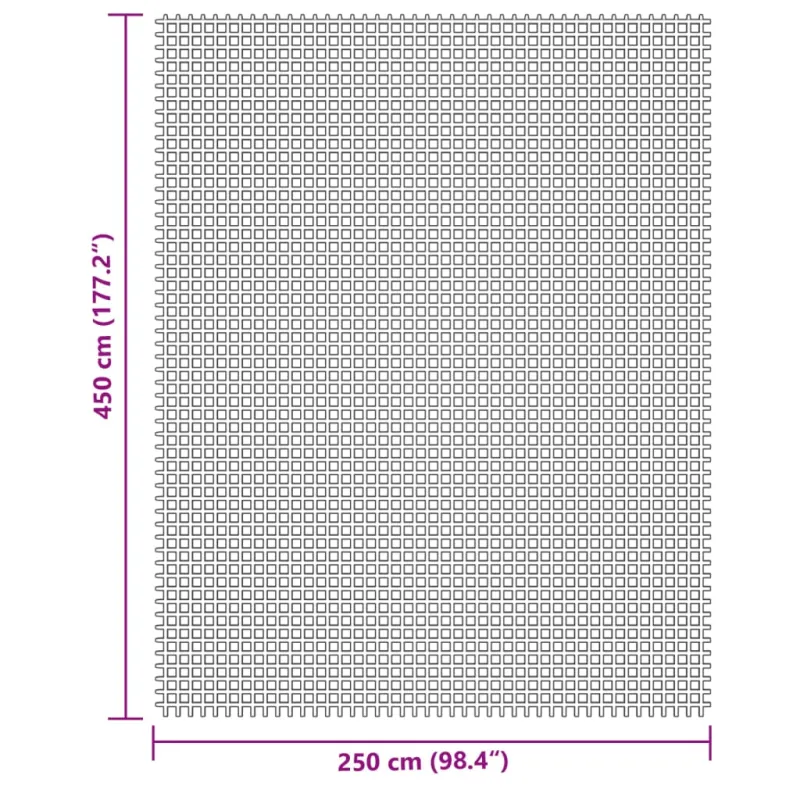 Palapinės kilimas, kreminės spalvos, 4,5x2,5m