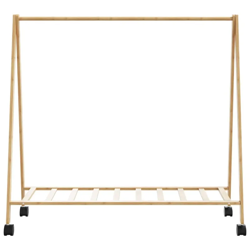 Drabužių kabykla su lentynomis/ratukais, 106x34x106,5cm