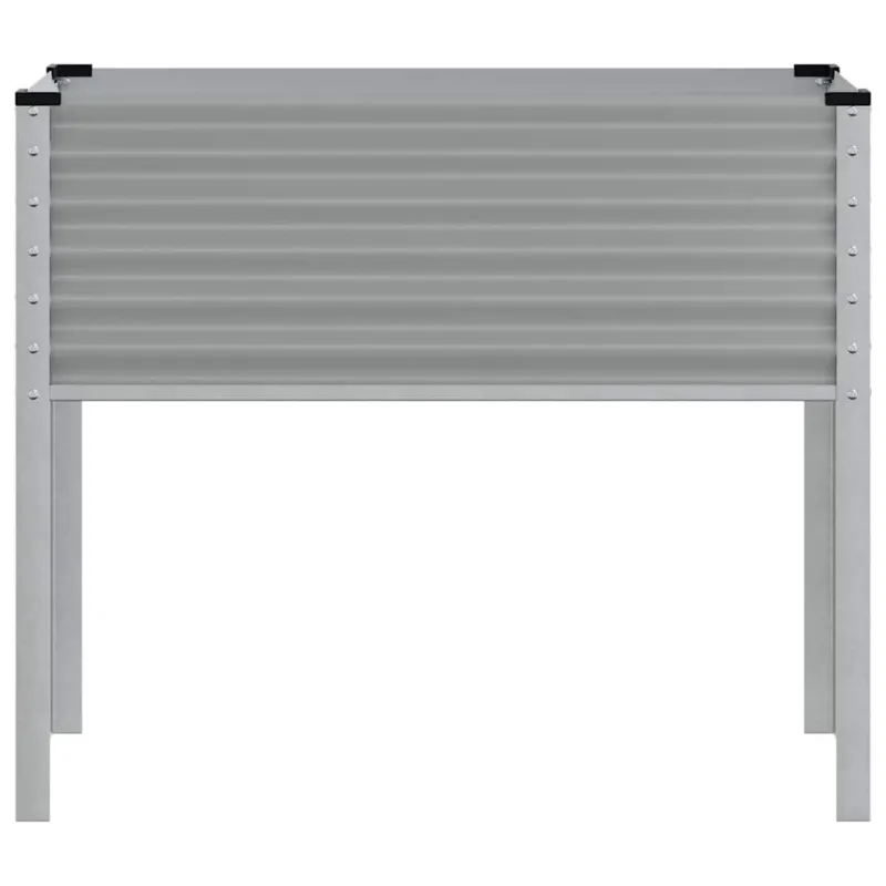 Sodo lovelis, pilkos spalvos, 100x45x90 cm, plienas