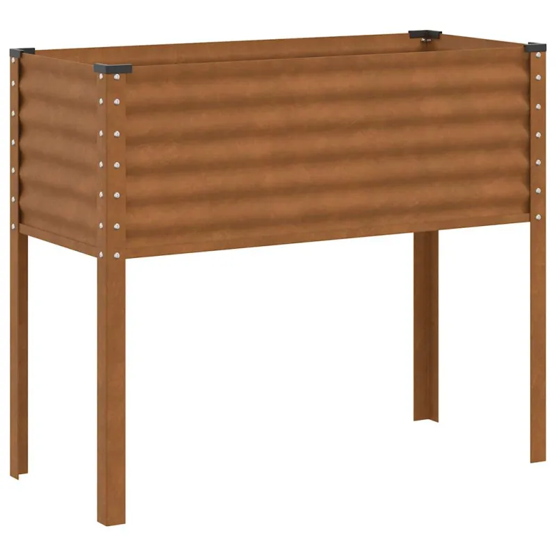 Sodo vazonas, 100x45x90cm, atsparus atmosferos poveikiui plienas