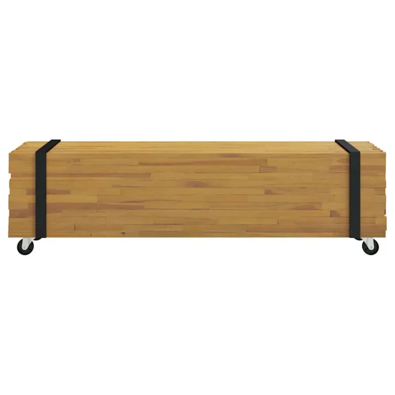 Televizoriaus stovas Ruda 110 x 30 x 30 cm Kieto teka medžio