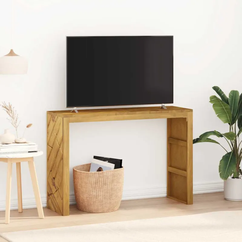 konsolinis stalas 110x35x75 cm medžio masyvo tiko
