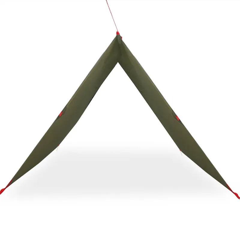 Stovyklavimo tentas, alyvuogių, 306x306cm, atsparus vandeniui