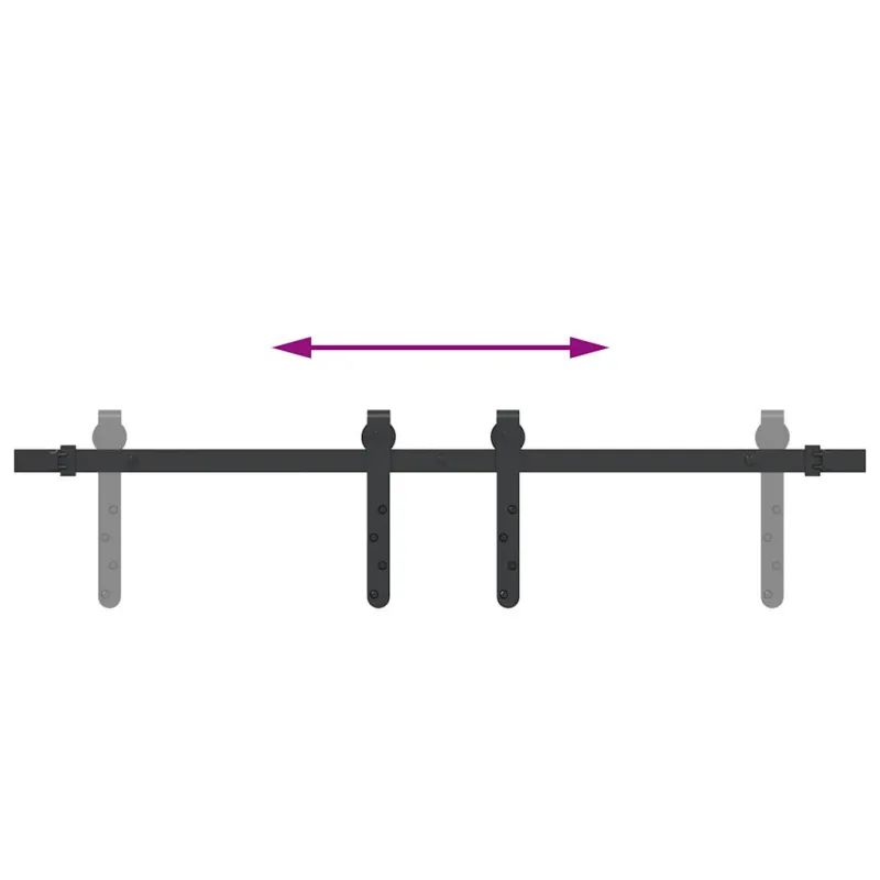 Stumdomų spintelės durelių rinkinys, 91 cm, plienas