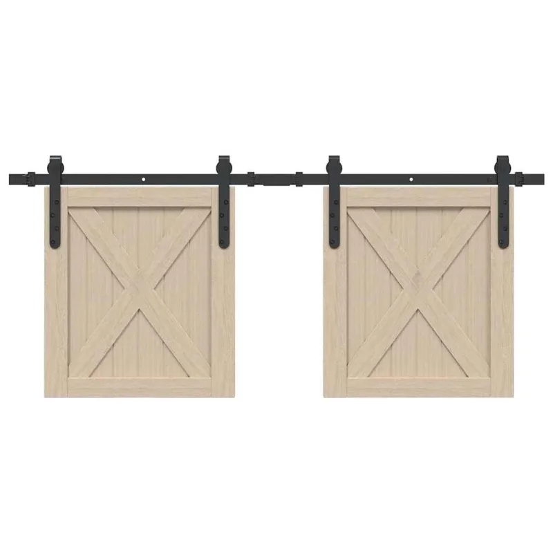 stumdomų spintelių durų komplektas 122 cm anglinis plienas