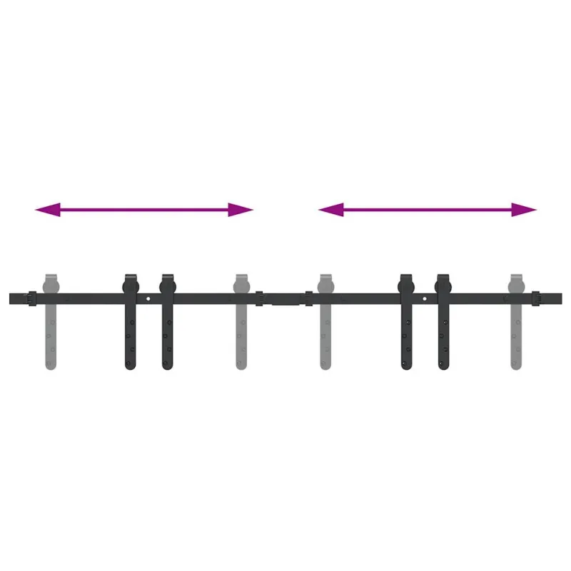 stumdomų spintelių durų komplektas 122 cm anglinis plienas