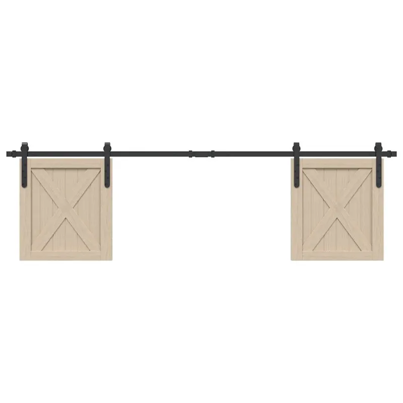 stumdomų spintelių durų komplektas 183 cm anglinis plienas