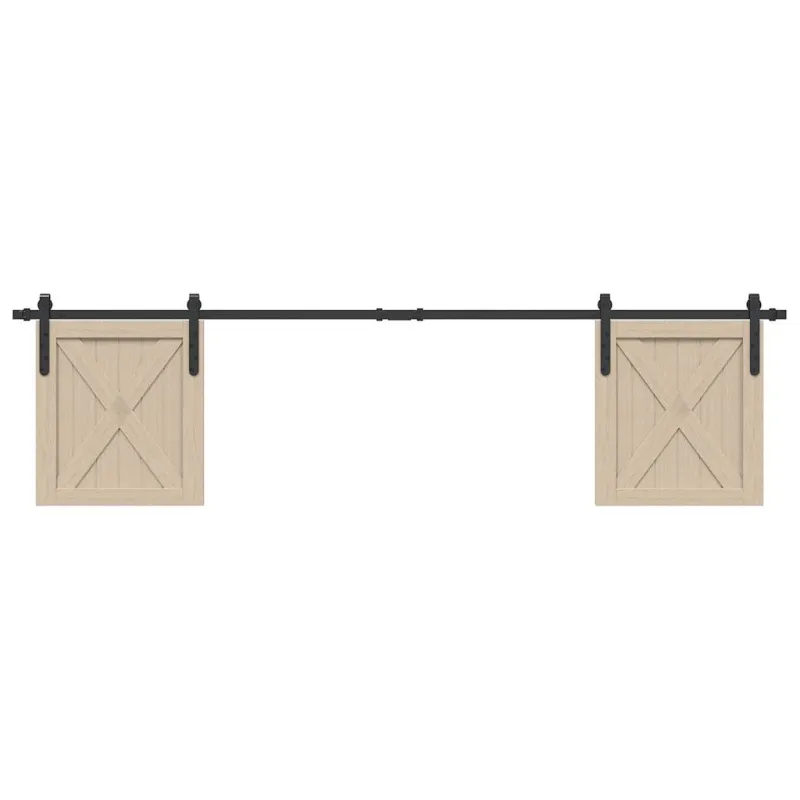 stumdomų spintelių durų komplektas 200 cm anglinis plienas