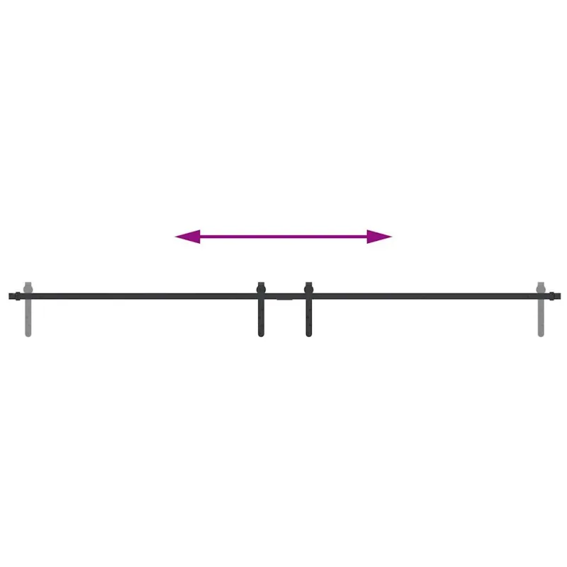 stumdomų spintelių durų komplektas 213 cm anglinis plienas