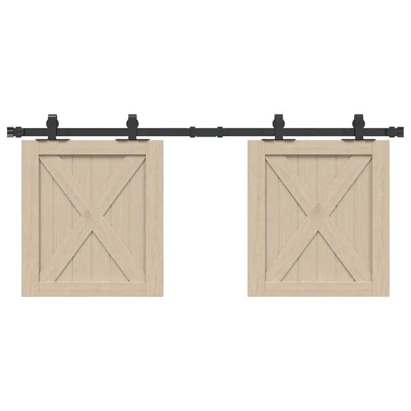 stumdomų spintelių durų komplektas 122 cm anglinis plienas