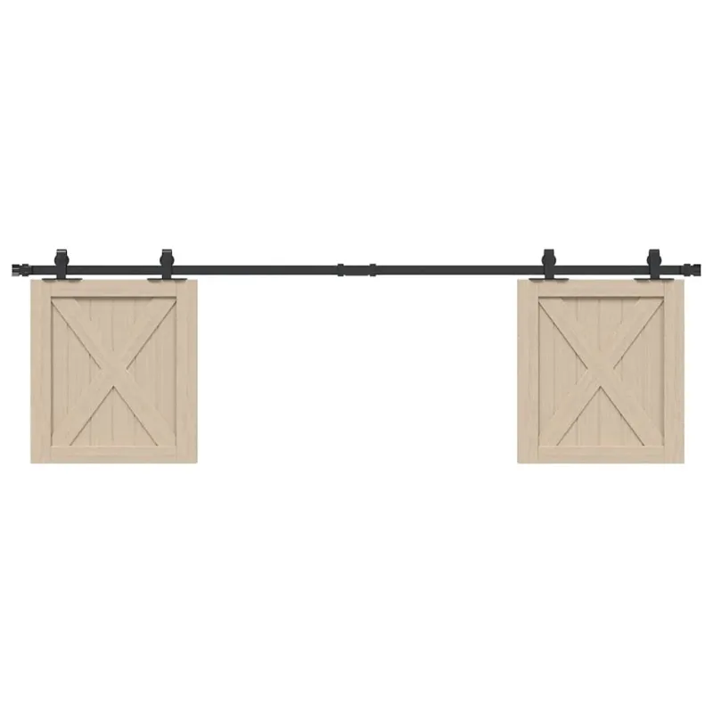 stumdomų spintelių durų komplektas 183 cm anglinis plienas
