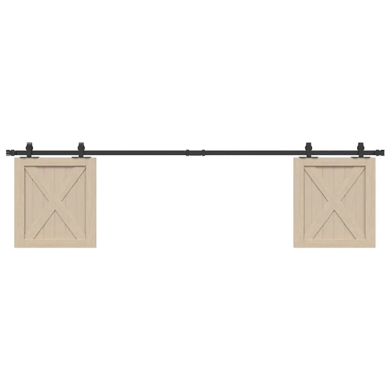 stumdomų spintelių durų komplektas 200 cm anglinis plienas