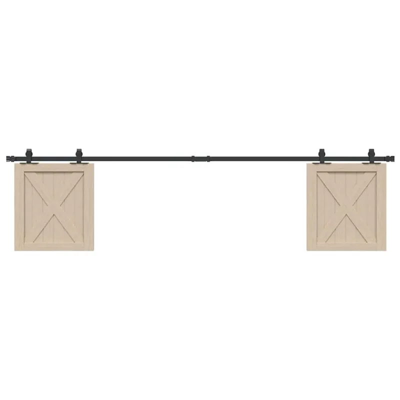 stumdomų spintelių durų komplektas 213 cm anglinis plienas