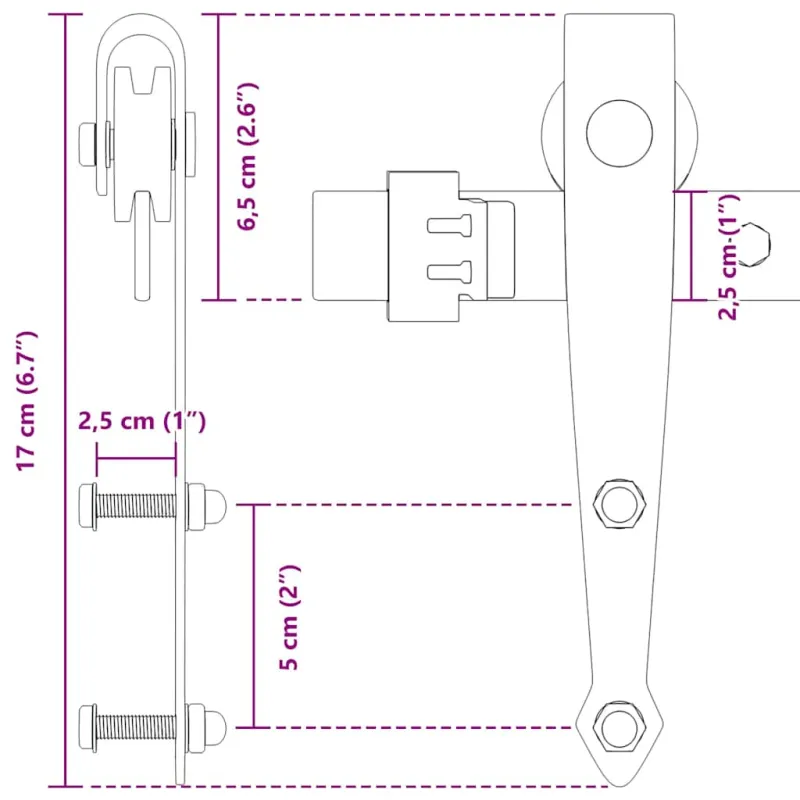 stumdomų spintelių durų komplektas 213 cm anglinis plienas