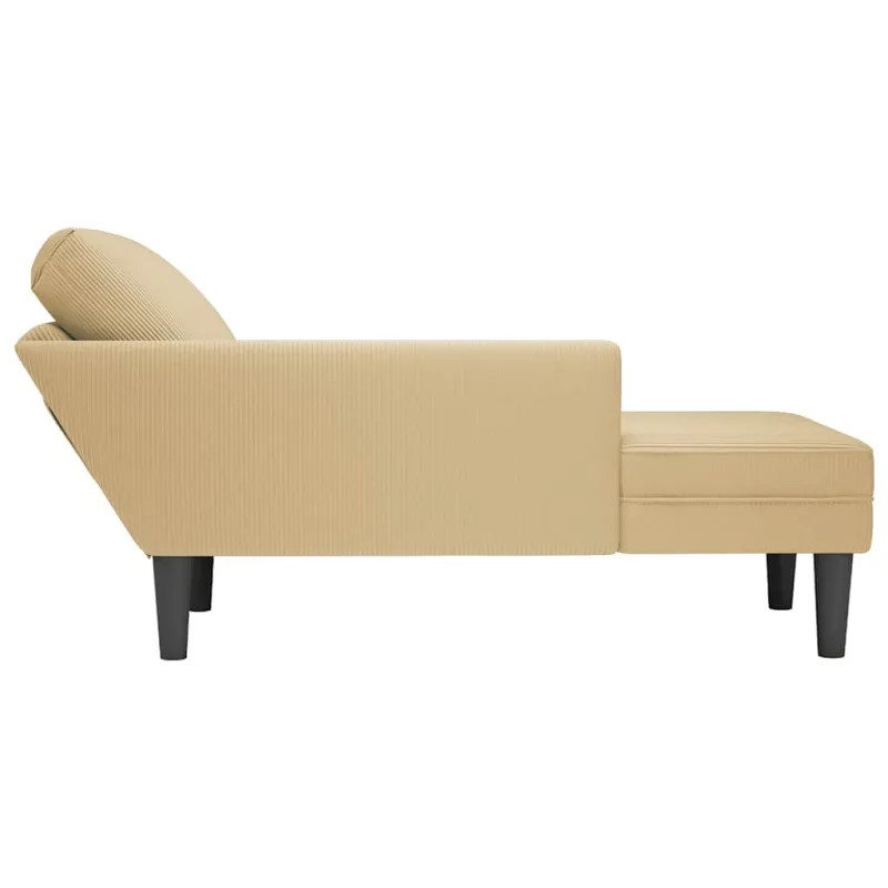 Chaise Lounge su pagalve pilkai žalia velveto audinys