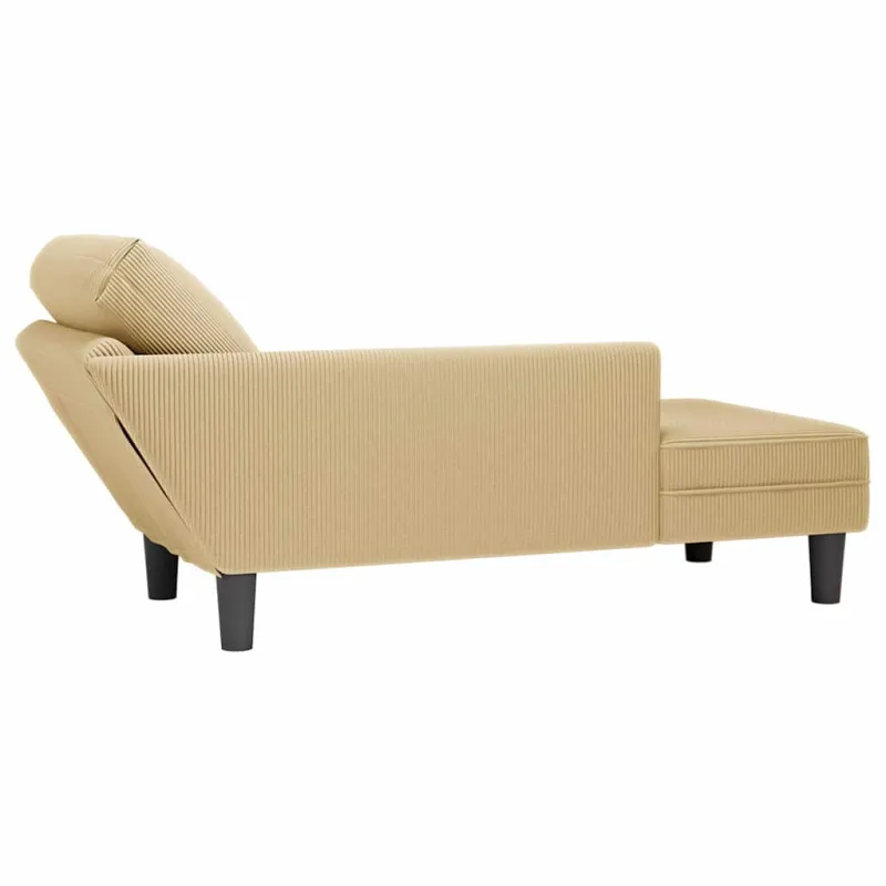 Chaise Lounge su pagalve pilkai žalia velveto audinys