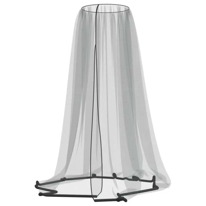 Tinklelis nuo uodų skėčiui, juodas, Φ300x230cm, 220 tinklas