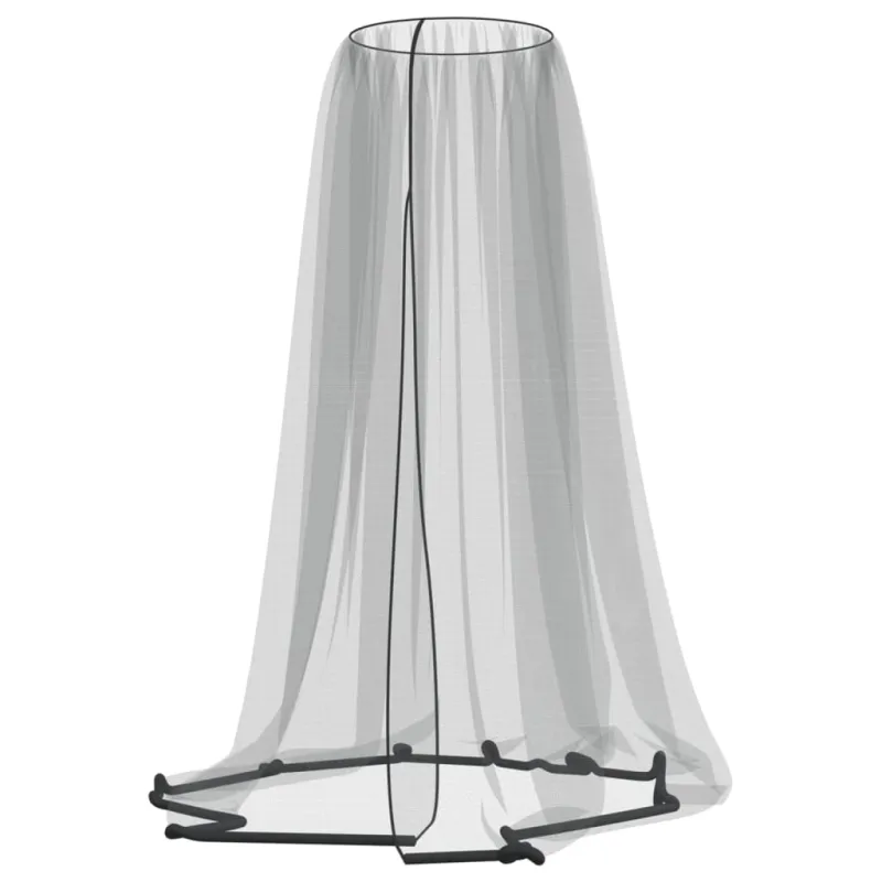Tinklelis nuo uodų skėčiui, juodas, Φ330x250cm, 220 tinklas