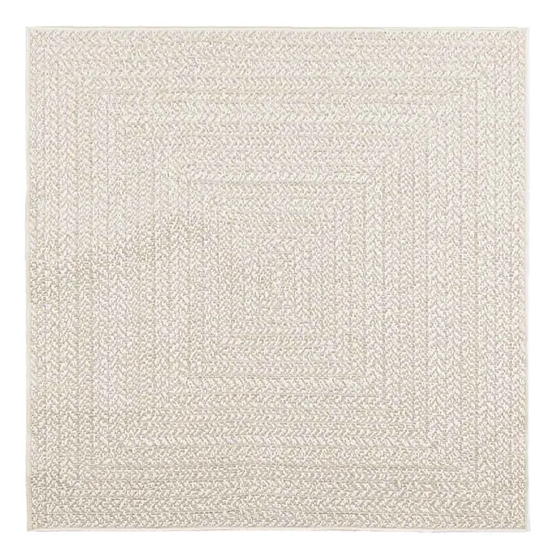 Kilimas ZIZUR, 120x120 cm, džiuto imitacija, vidaus ir lauko