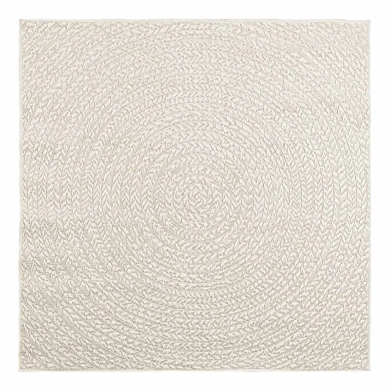 Kilimas ZIZUR, 120x120 cm, džiuto imitacija, vidaus ir lauko