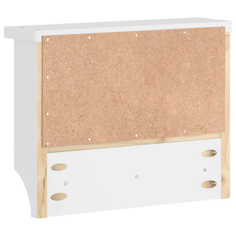 Sieninė kabykla SANDNES baltas 45x12x35 pušies masyvo