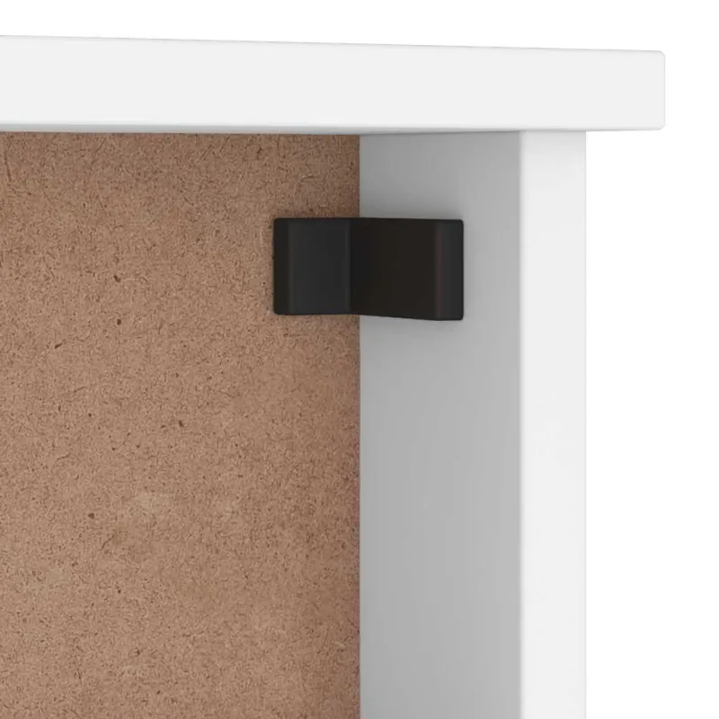 Sieninė kabykla SANDNES baltas 45x12x35 pušies masyvo