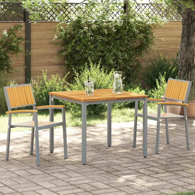 Susilankstantis krėslas 2 pcs Ruda 56 x 57 x 87 cm