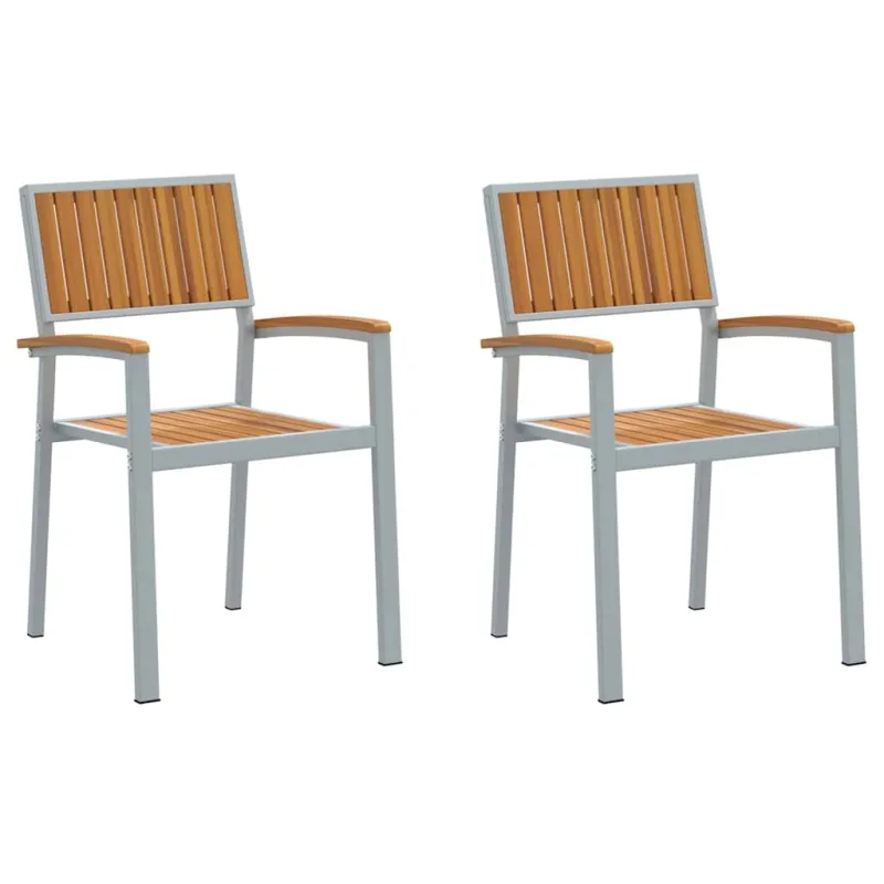 Susilankstantis krėslas 2 pcs Ruda 56 x 57 x 87 cm