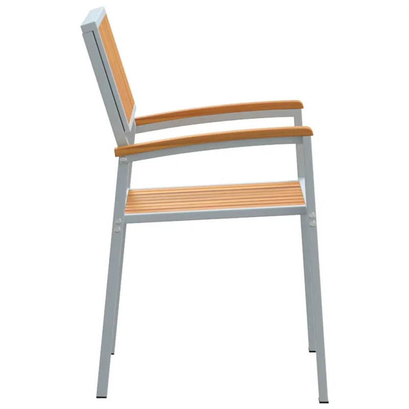 Susilankstantis krėslas 4 pcs Ruda 56 x 57 x 87 cm