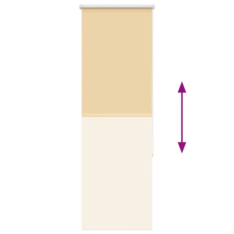 roletas smėlio spalvos 55x130 cm audinio plotis 50,7 cm