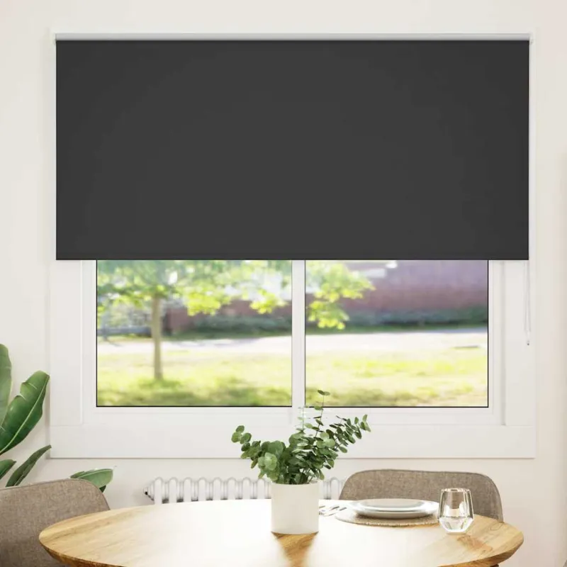 Roletas Blackout Juoda 145x150 cm Audinio plotis 141,6 cm