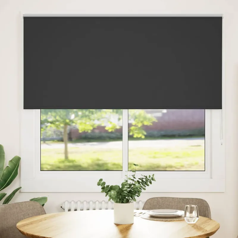 Roletas Blackout Juoda 160x150 cm Audinio plotis 156,6 cm