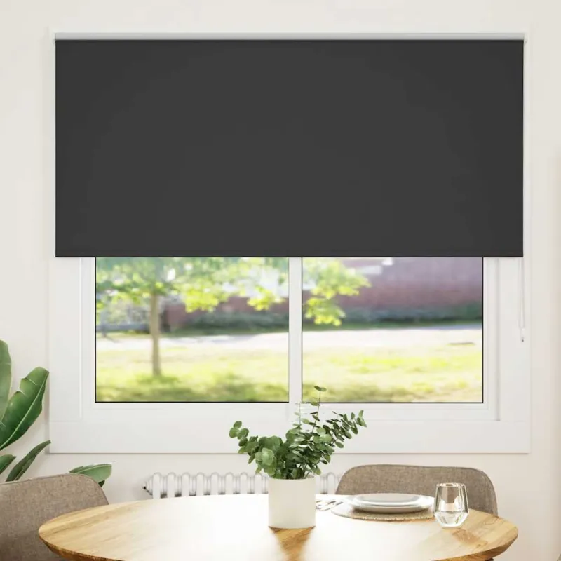 Roletas Blackout Juoda 145x175 cm Audinio plotis 141,6 cm