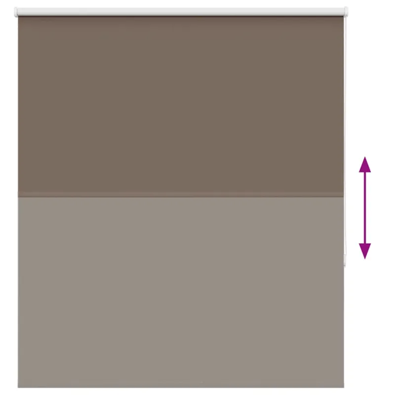 roletas kava 135x150 cm audinio plotis 131,6 cm poliesteris