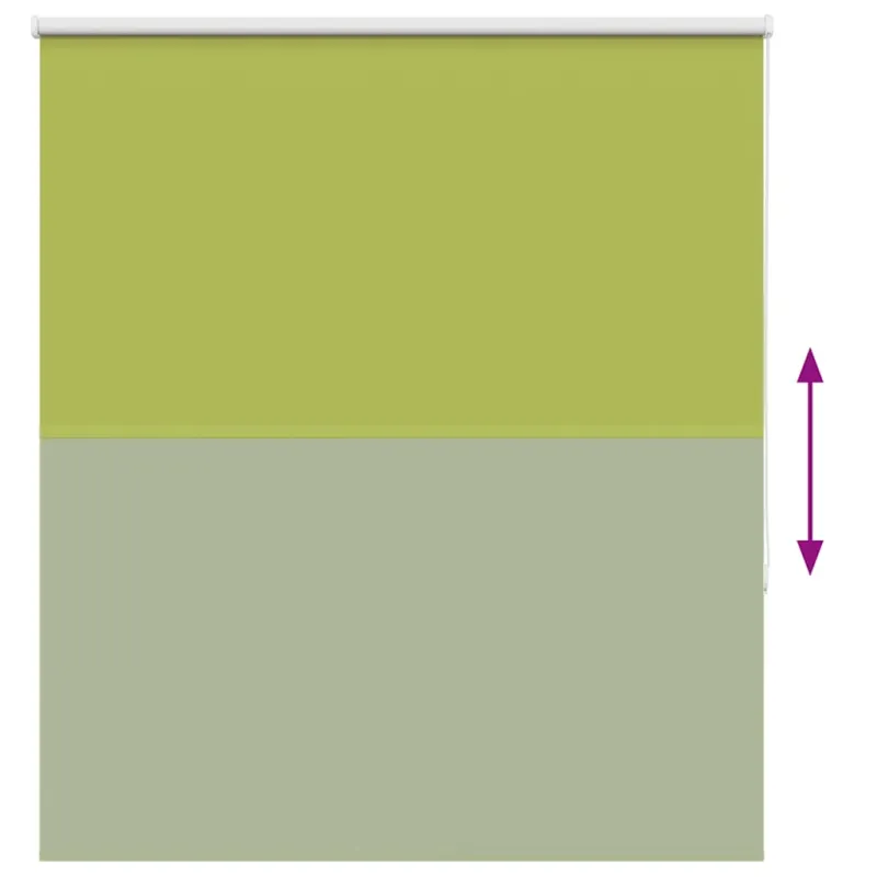 Roletas Blackout smėlio lapai žali 135x150 cm Audinio plotis