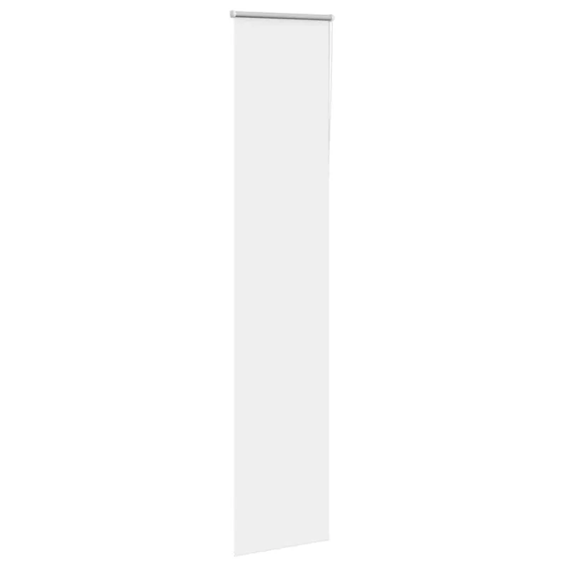 Naktinis roletas baltos spalvos 40x210 cm audinio plotis 35,7cm