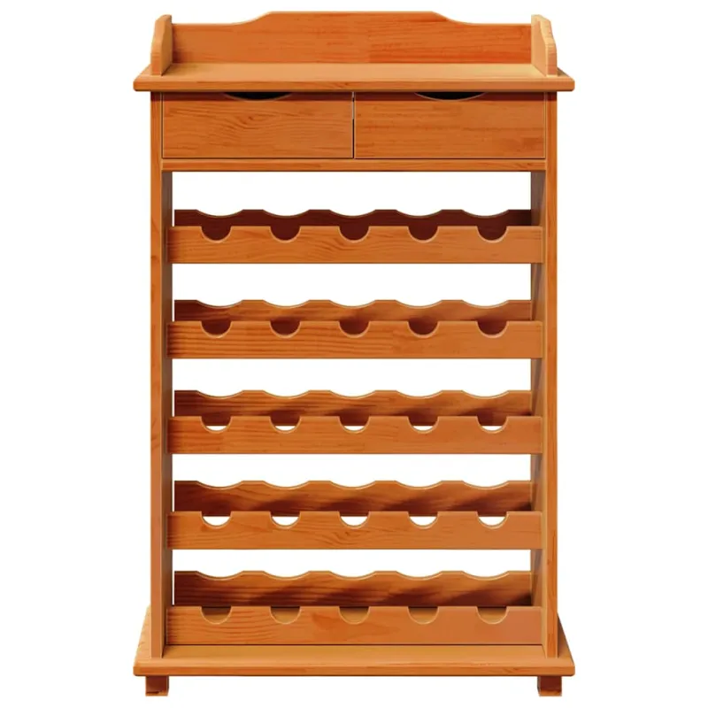 Vyno stovas Ruda 58 x 28 x 90 cm Kietos pušies mediena