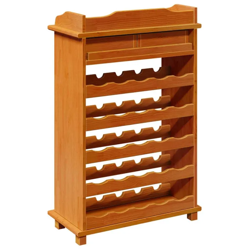 Vyno stovas Ruda 58 x 28 x 90 cm Kietos pušies mediena