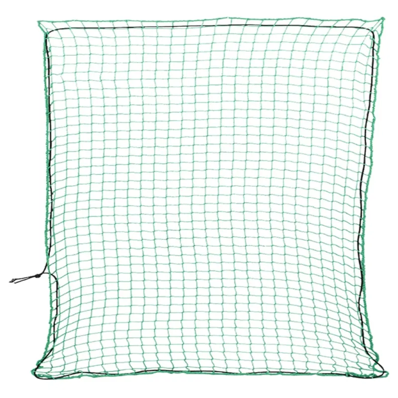 Priekabos tinklas su elastine virve, žalias, 3x3m, PP