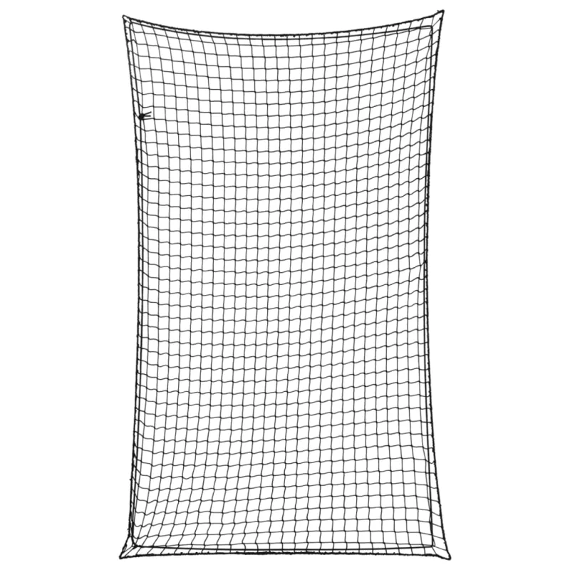 Priekabos tinklas su elastine virve, juodas, 2,5x1,5m, PP