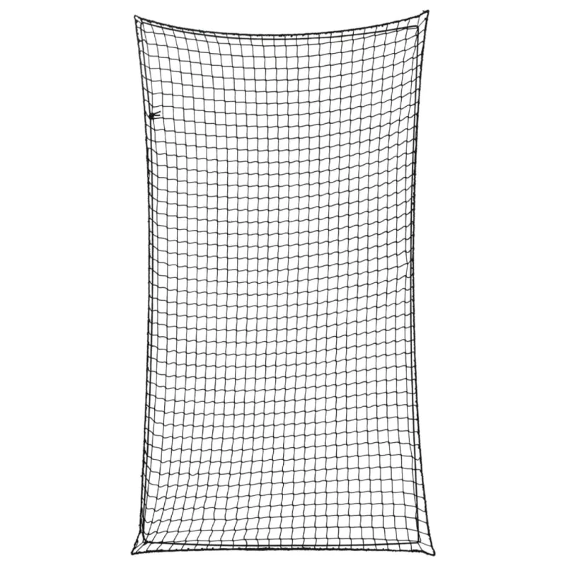 Priekabos tinklas su elastine virve, juodas, 2,7x1,5m, PP