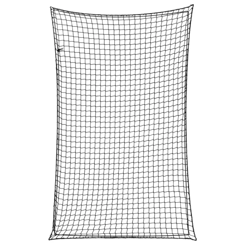Priekabos tinklas su elastine virve, juodas, 4x2,5m, PP