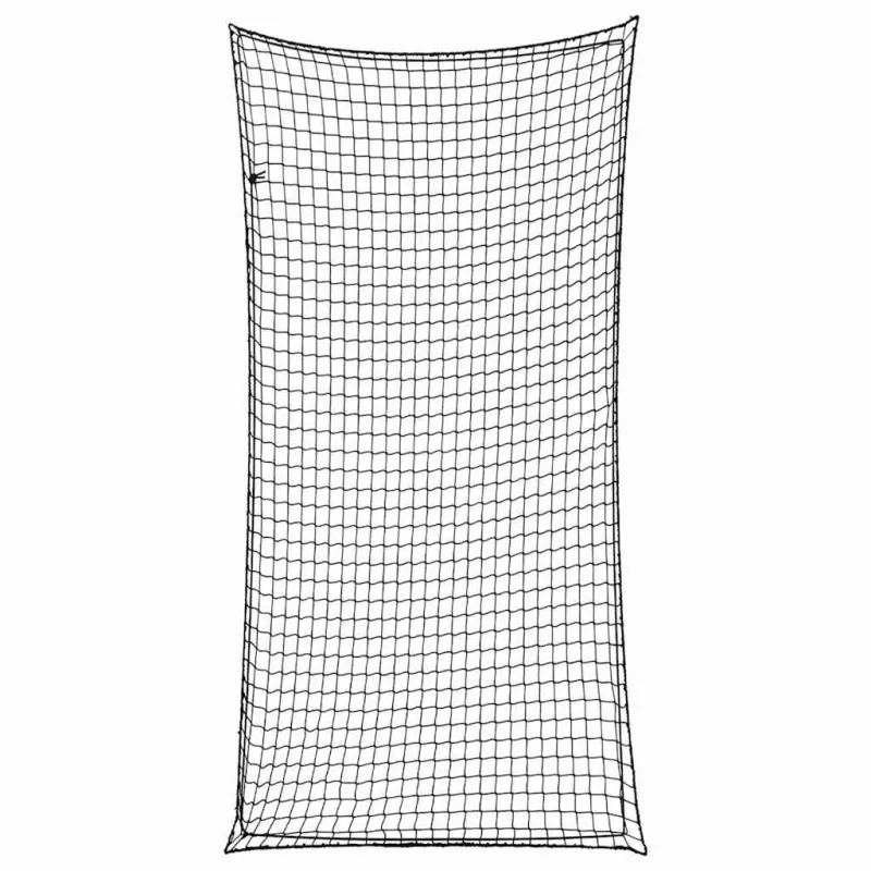 Priekabos tinklas su elastine virve, juodas, 6x3m, PP