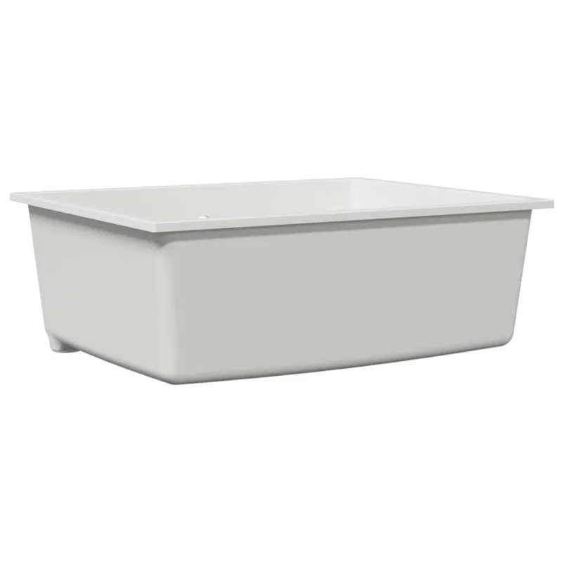 Virtuvės kriauklė Balta 54 x 44 x 20 cm Granitas